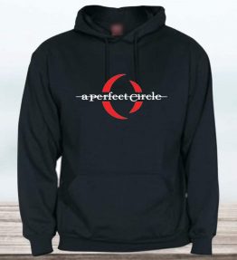 SUDADERA CON CAPUCHA PERFECT CIRCLE ROJO ADULTO UNISEX