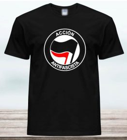 CAMISETA ACCION ANTIFASCISTA UNISEX