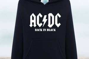 SUDADERA CON CAPUCHA ACDC
