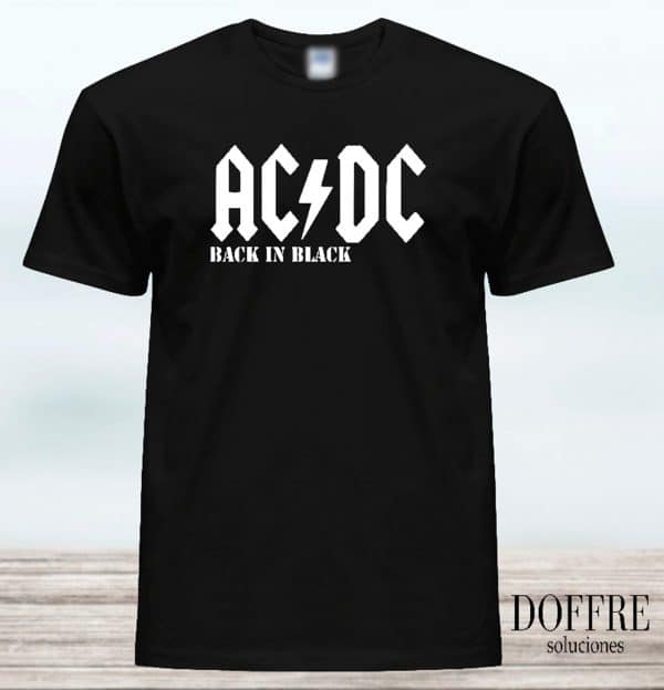 CAMISETA ACDC UNISEX