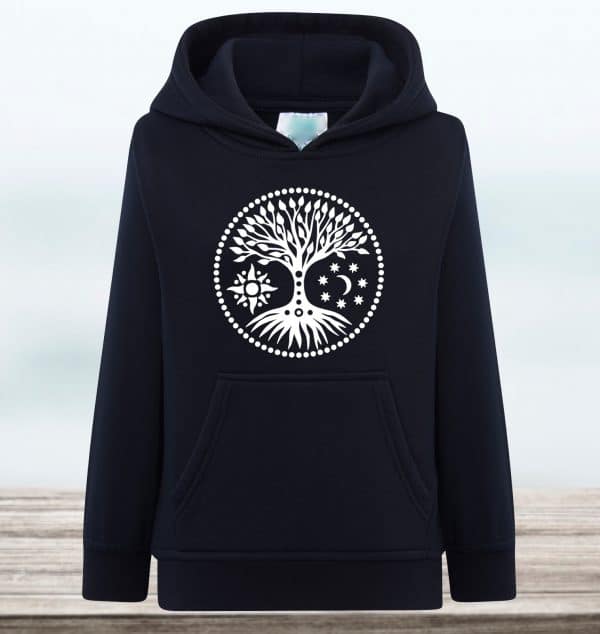 SUDADERA CON CAPUCHA ARBOL DE LA VIDA