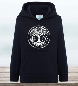 SUDADERA CON CAPUCHA ARBOL DE LA VIDA