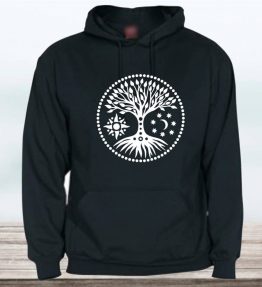 SUDADERA CON CAPUCHA ARBOL DE LA VIDA ADULTO UNISEX