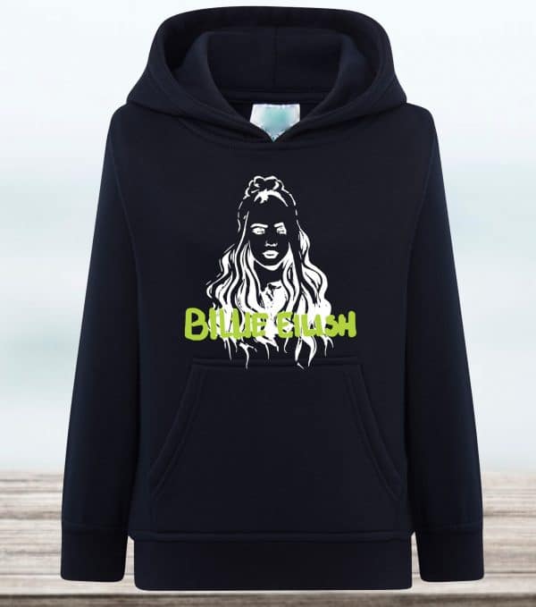 SUDADERA CON CAPUCHA BILLIE EILISH FIGURA
