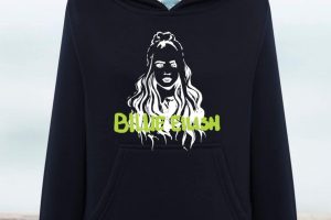 SUDADERA CON CAPUCHA BILLIE EILISH FIGURA