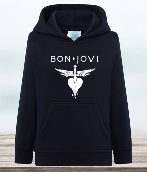 SUDADERA CON CAPUCHA BON JOVI