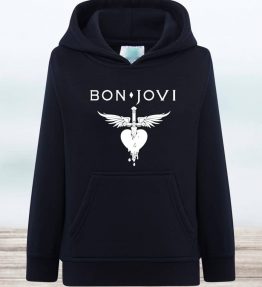 SUDADERA CON CAPUCHA BON JOVI