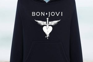 SUDADERA CON CAPUCHA BON JOVI
