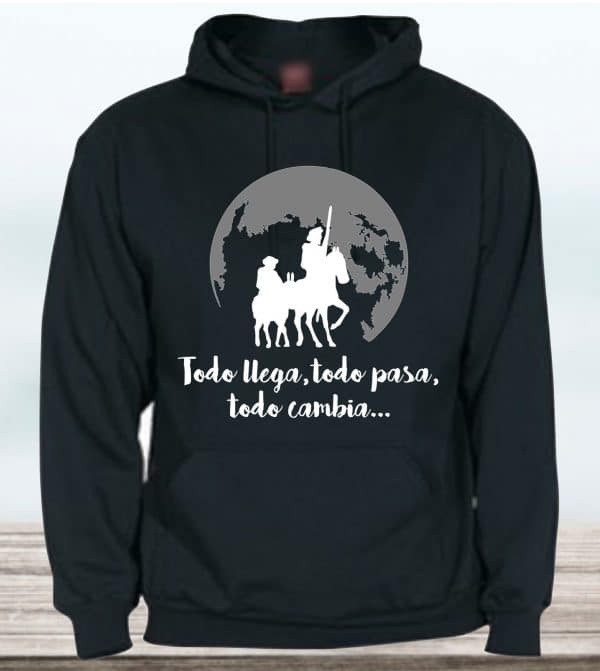 SUDADERA CON CAPUCHA DON QUIJOTE