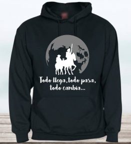 SUDADERA CON CAPUCHA DON QUIJOTE ADULTO UNISEX