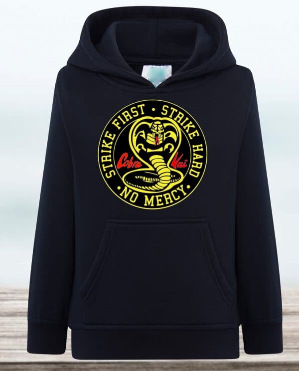 SUDADERA CON CAPUCHA KOBRA KAI KARATE KID