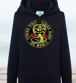 SUDADERA CON CAPUCHA KOBRA KAI KARATE KID