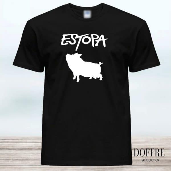 CAMISETA ESTOPA CERDO UNISEX
