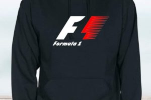 SUDADERA CON CAPUCHA FORMULA 1 ADULTO UNISEX