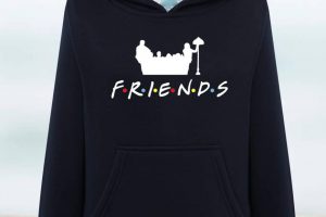 SUDADERA CON CAPUCHA FRIENDS