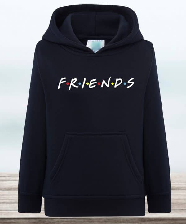 SUDADERA CON CAPUCHA FRIENDS LOGO