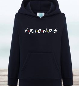 SUDADERA CON CAPUCHA FRIENDS LOGO