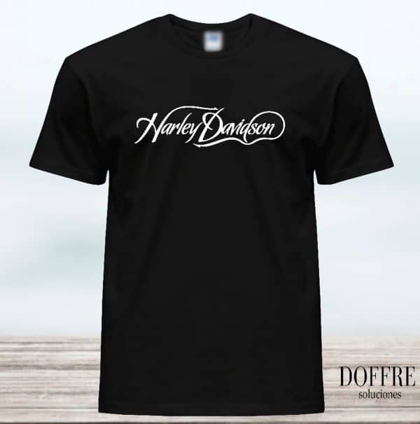 CAMISETA HARLEY LETRAS UNISEX