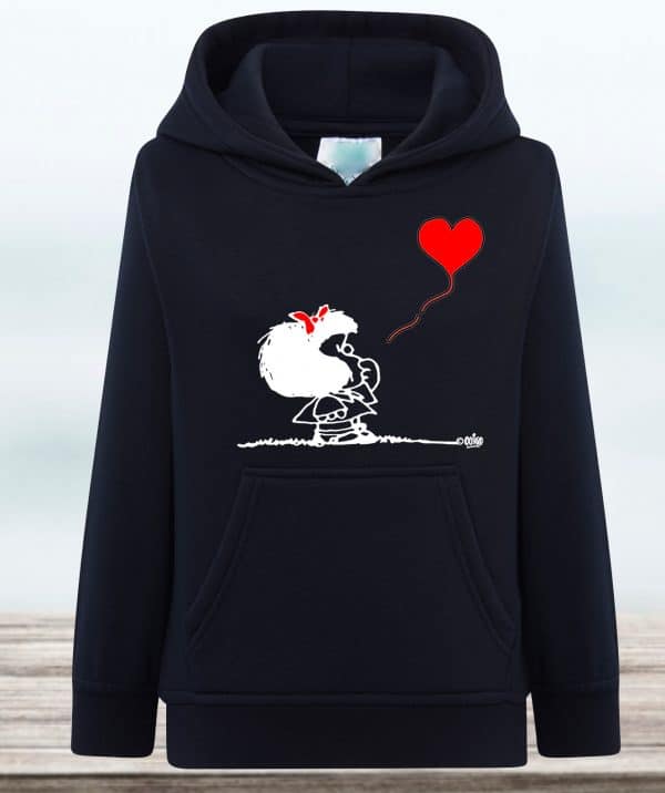 SUDADERA CON CAPUCHA MAFALDA