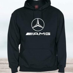 SUDADERA CON CAPUCHA MERCEDES AMG LOGO ADULTO UNISEX