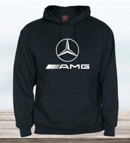 SUDADERA CON CAPUCHA MERCEDES AMG LOGO ADULTO UNISEX