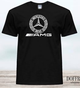 CAMISETA MERCEDES AMG LOGO 2 UNISEX