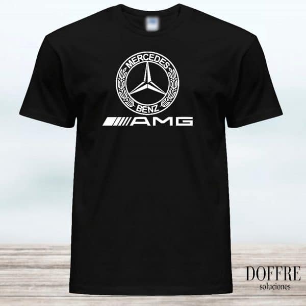 CAMISETA MERCEDES AMG LOGO 2 UNISEX