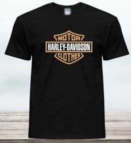 CAMISETA HARLEY LOGO DOS COLORES UNISEX