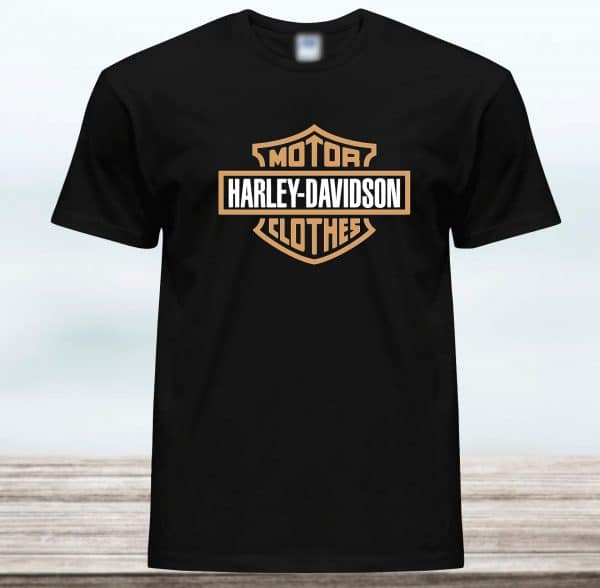 CAMISETA HARLEY LOGO DOS COLORES UNISEX