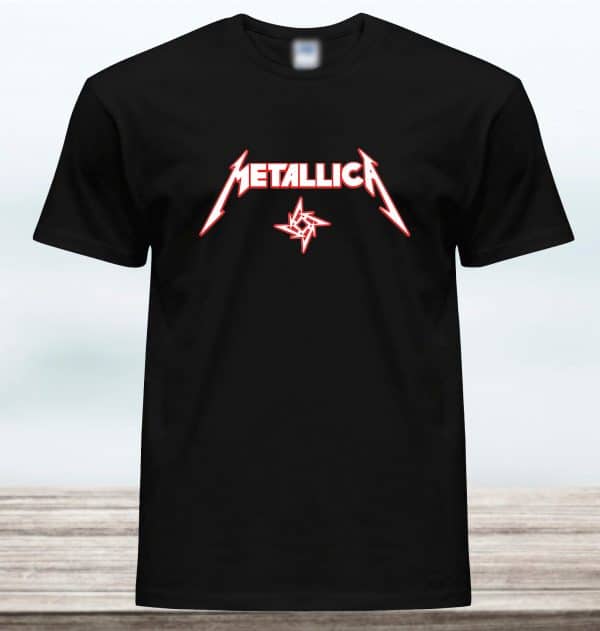 CAMISETA METALLICA DOS COLORES UNISEX