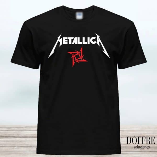CAMISETA METALLICA ESTRELLA UNISEX