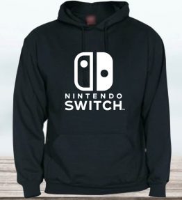 SUDADERA CON CAPUCHA NINTENDO SWITCH LOGO ADULTO UNISEX