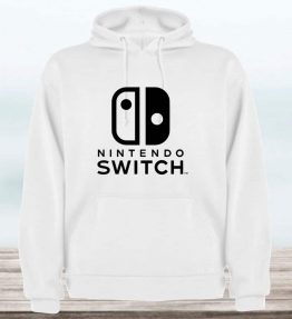 SUDADERA CON CAPUCHA NINTENDO SWITCH LOGO ADULTO UNISEX