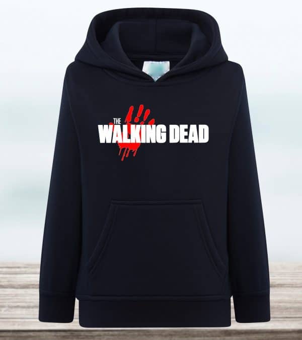 SUDADERA CON CAPUCHA THE WALKING DEAD LOGO