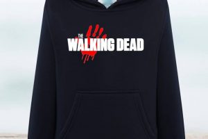 SUDADERA CON CAPUCHA THE WALKING DEAD LOGO