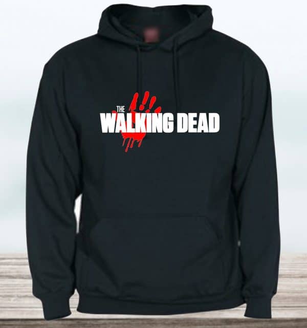 SUDADERA CON CAPUCHA THE WALKING DEAD LOGO ADULTO UNISEX