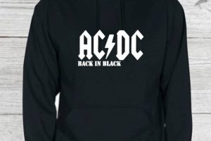 SUDADERA CON CAPUCHA ACDC ADULTO UNISEX
