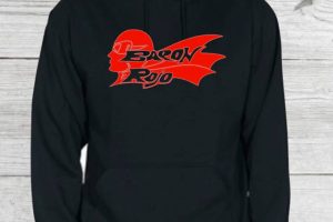 SUDADERA CON CAPUCHA BARON ROJO ADULTO UNISEX