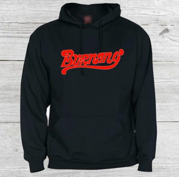 SUDADERA CON CAPUCHA BURNING