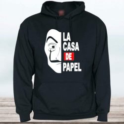 SUDADERA CON CAPUCHA CASA DE PAPEL ADULTO UNISEX