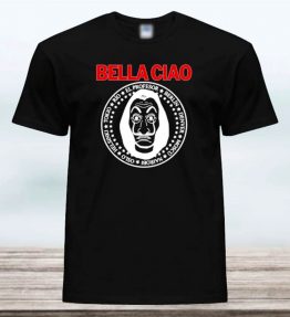 CAMISETA CASA DE PAPEL BELLA CIAO UNISEX
