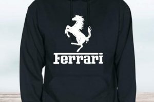 SUDADERA CON CAPUCHA FERRARI ADULTO UNISEX