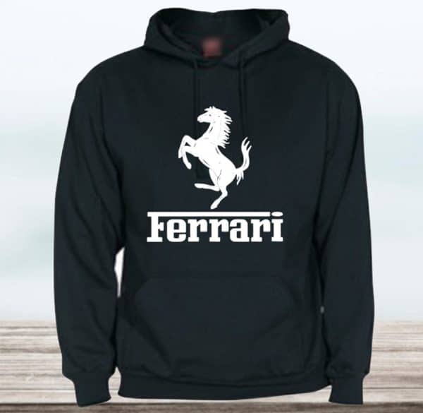 SUDADERA CON CAPUCHA FERRARI ADULTO