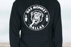SUDADERA CON CAPUCHA GAS MONKEY DALLAS ADULTO UNISEX