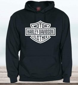 SUDADERA CON CAPUCHA HARLEY LOGO ADULTO UNISEX