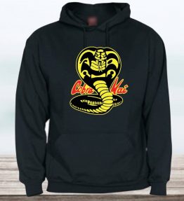 SUDADERA CON CAPUCHA KARATE KID COBRA ADULTO UNISEX