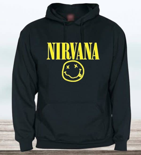 SUDADERA CON CAPUCHA NIRVANA