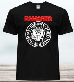 CAMISETA RAMONES ROJO UNISEX