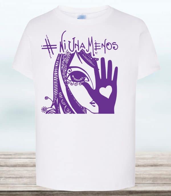 CAMISETA NI UNA MENOS NIÑO - Imagen 2