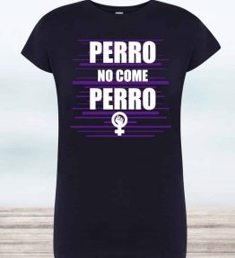 CAMISETA PERRO NO COME PERRO MUJER